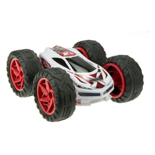 Coche de juguete a control remoto Xtreme Wheelie blanco y rojo