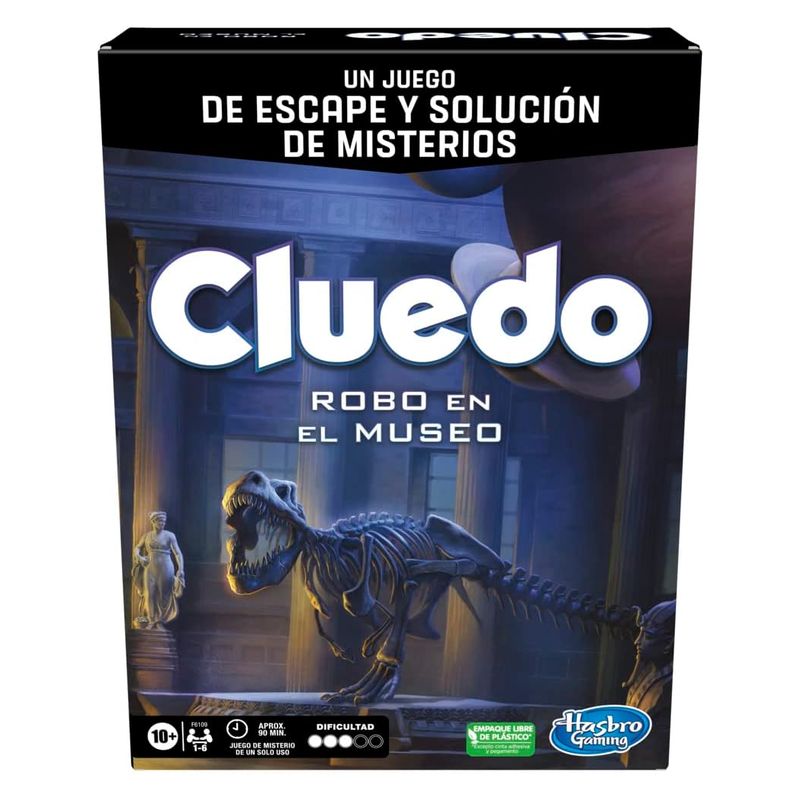 Juego de mesa cooperativo Cluedo Robo en el Museo F6109 Hasbro - Más de 10 años