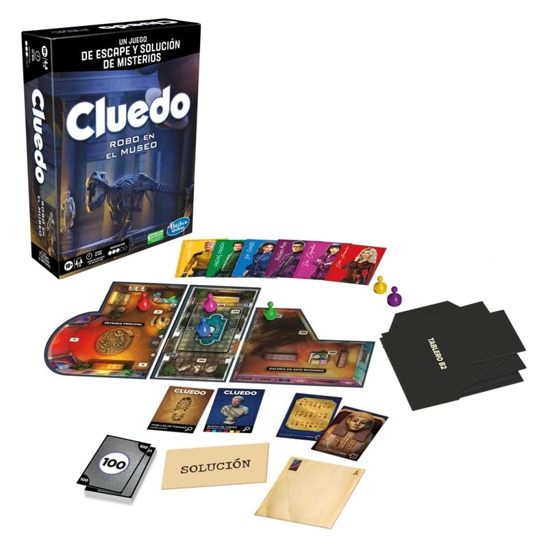 Juego de mesa cooperativo Cluedo Robo en el Museo F6109 Hasbro - Más de 10 años - Imagen 2