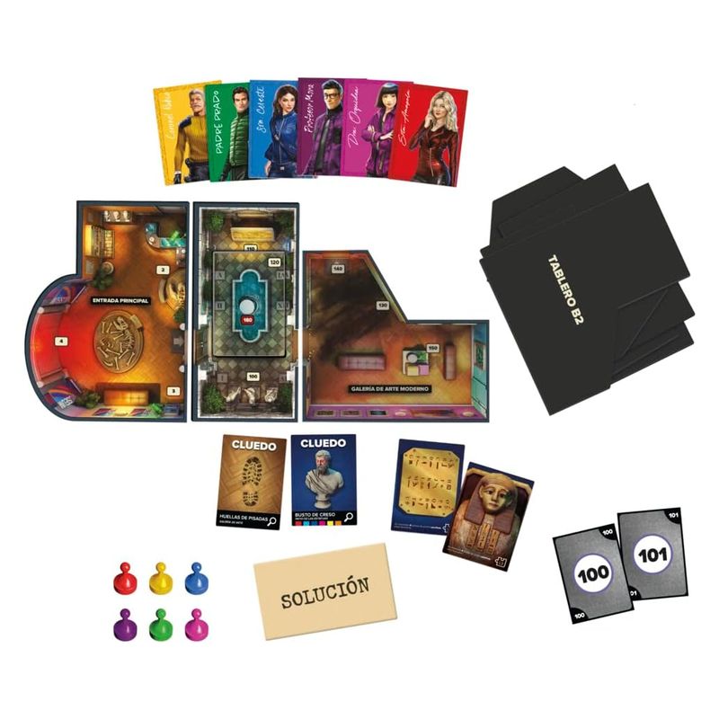 Juego de mesa cooperativo Cluedo Robo en el Museo F6109 Hasbro - Más de 10 años - Imagen 3
