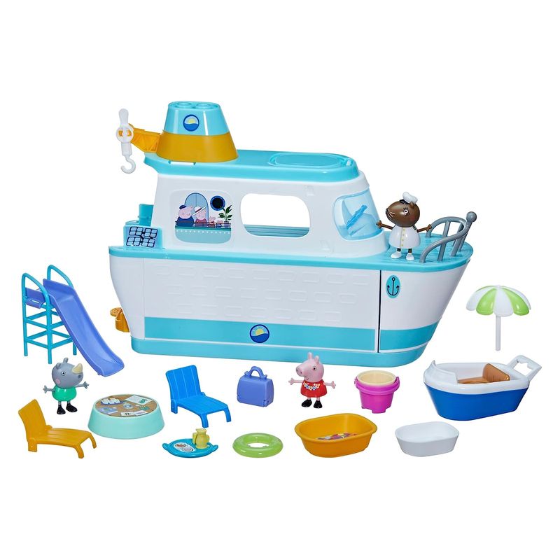 Set de juegos infantil Peppa Pig en el crucero con 17 niveles - Más de 1 año
