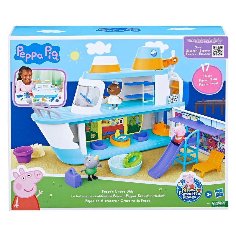 Set de juegos infantil Peppa Pig en el crucero con 17 niveles - Más de 1 año - Imagen 2