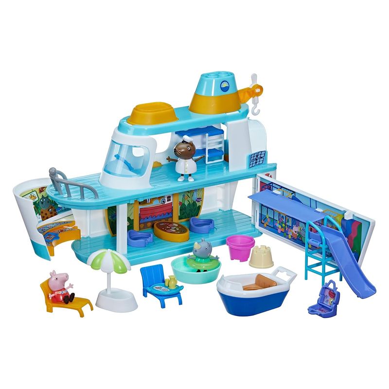 Set de juegos infantil Peppa Pig en el crucero con 17 niveles - Más de 1 año - Imagen 3