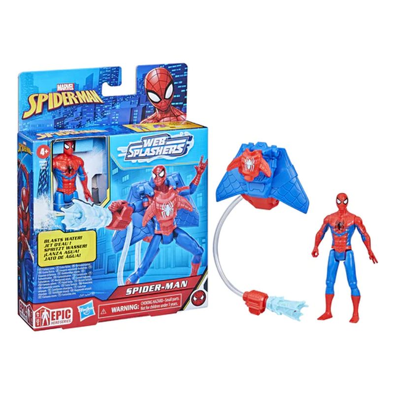 Figura de Spiderman lanza agua Spiderman Aqua Web Warriors - Más de 4 años - Imagen 3