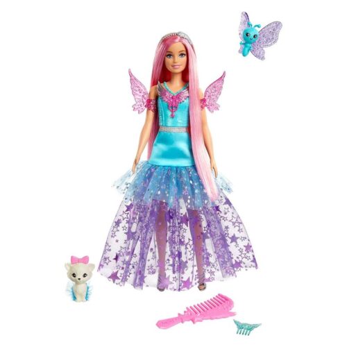 Muñeca Barbie Malibú un toque de magia con mascota y accesorios – A partir de 3 años