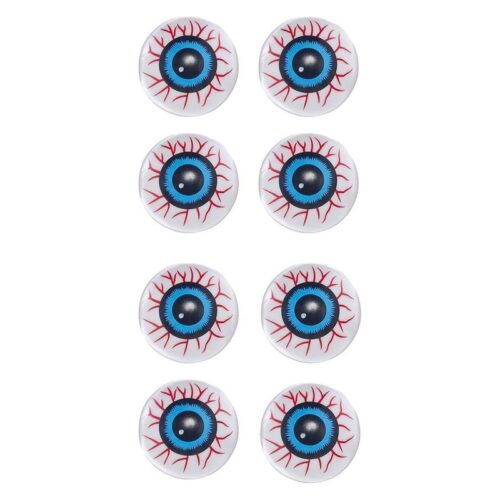 Pack de ocho ojos artificiales para disfraces 24125 GUIRCA – Más de 5 años