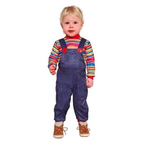 Disfraz infantil Halloween muñeco diabólico Chucky talla 18-24 meses – Más de 1 año