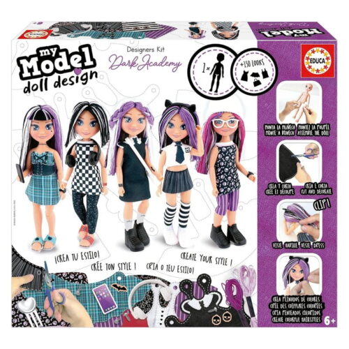 Set personalización My Model Doll DARK ACADEMY crea looks para tu muñeca