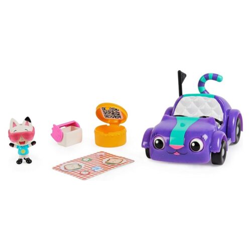 Coche Carlita con figura coleccionable La casa de muñecas de Gabby – Más de 3 años