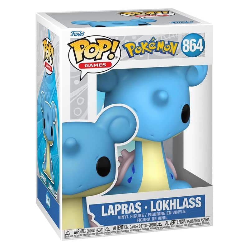 Funko POP! Games Pokémon 864 Lapras primera generación Kanto - Imagen 2