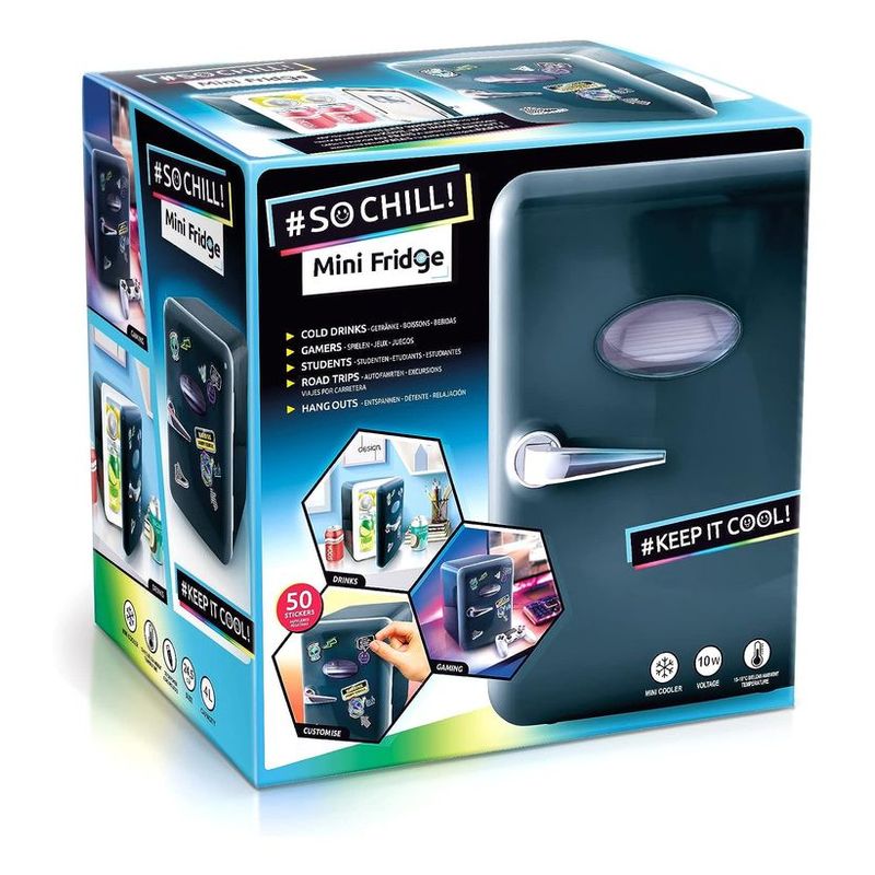 Mini nevera de color negra Creator de 4 litros Canal Toys - Más de 8 años - Imagen 2