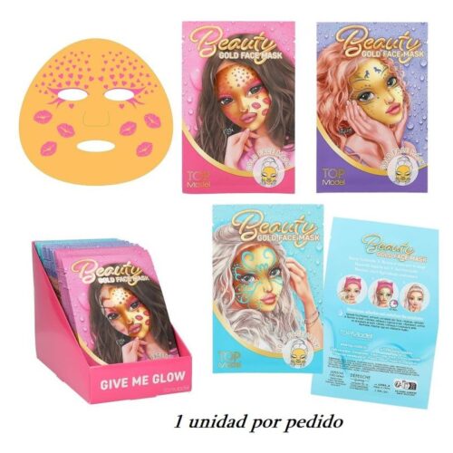 Top Model mascarilla facial beauty con 3 diseños aleatorios Despeche 12352 – A partir de 6 años