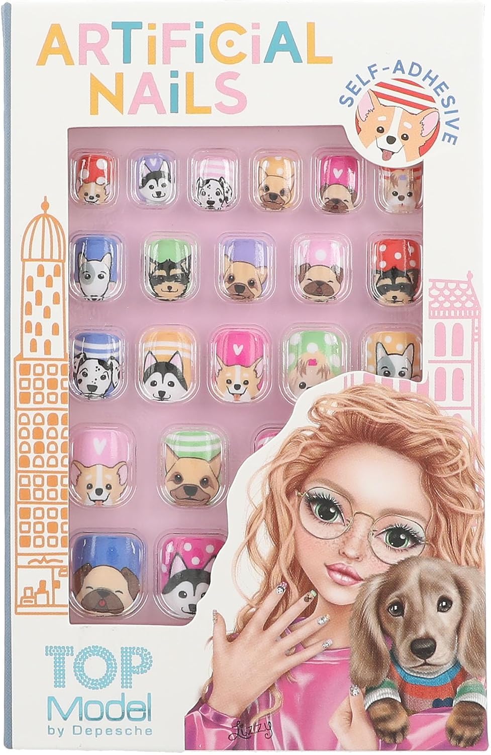 Uñas postizas TOPModel City Girls autoadhesivas con varios diseños