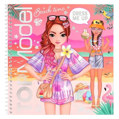 Top Model cuaderno de pegatinas dress me up beach time de Despeche 12721 – A partir de 6 años