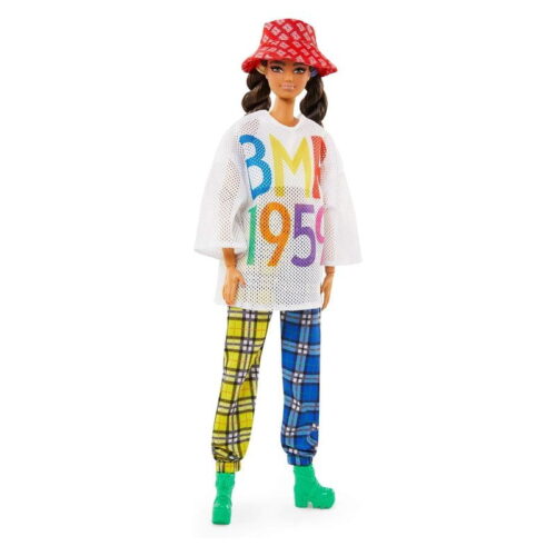 Muñeca Barbie BMR1959 conjunto multicolor 60 aniversario GNC48