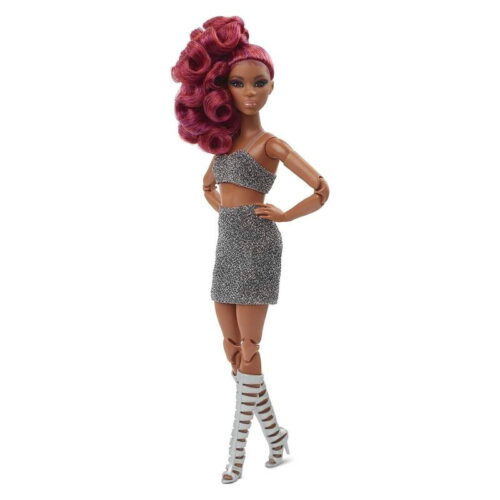 Muñeca Barbie Signature Looks afroamericana con coleta alta y accesorios