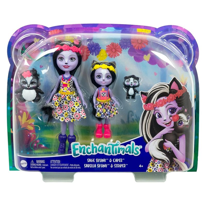 Muñecas con mascotas Enchantimals Sage y Sabella Sunk HCF82 MATTEL - Imagen 3