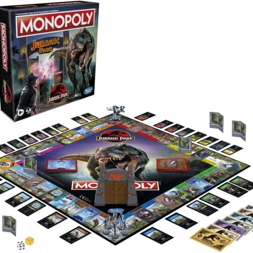 Juego de estrategia Monopoly edición Jurassic Park F1662 HASBRO