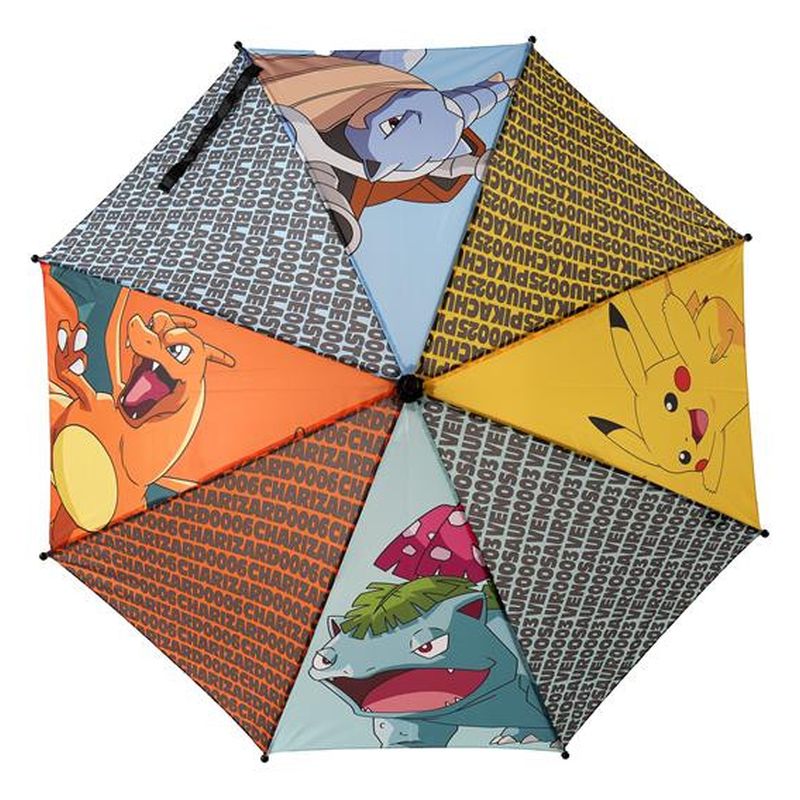 Paraguas automático Pikachu, Charizard, Blastoise y Venusaur Pokémon - Imagen 2