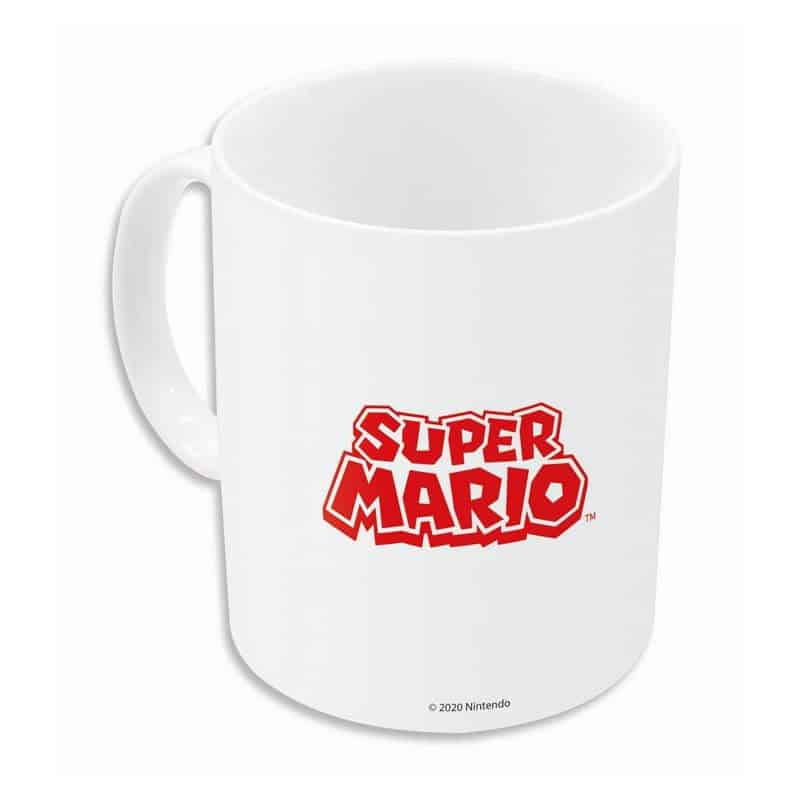 Taza de cerámica blanca para desayuno con imagen de Super Mario 00376 - Imagen 3