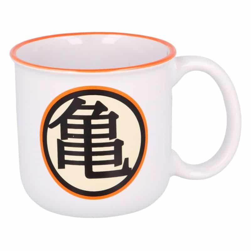 Taza de cerámica blanca para desayuno con imágenes de Dragon Ball 00407 - Imagen 2