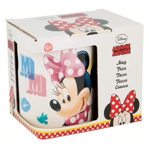 Taza de cerámica para el desayuno con ilustraciones de Minnie 74811