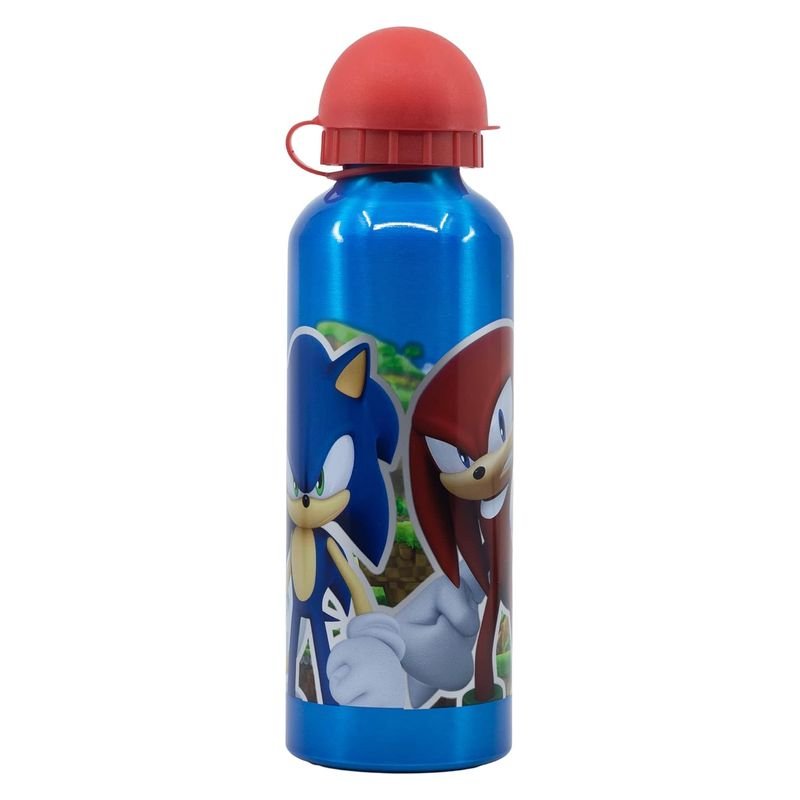 Botella de aluminio azul Sonic The Hedgenog 530ml - Imagen 3