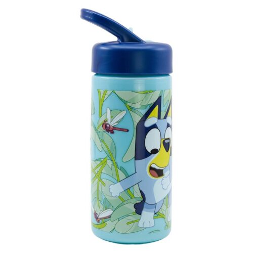 Botella de agua deportiva con pajita y asa Bluey 410ml – Más de 3 años