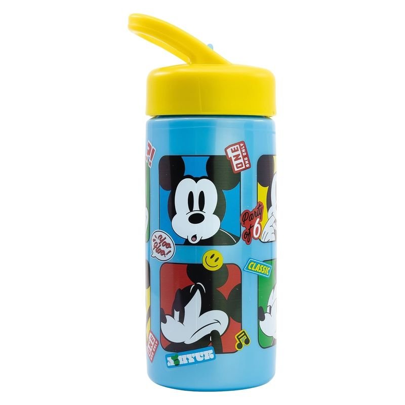Botella De Agua Para Niños 600ml Sin BPA - Botella De Agua Deportiva Con Pajita, Botella De Agua