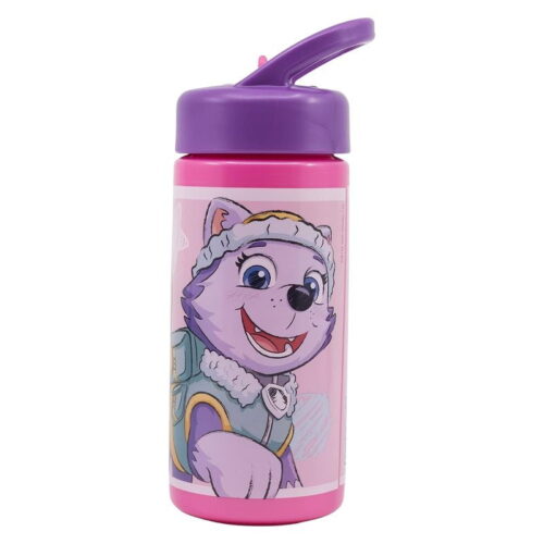 Botella deportiva La Patrulla Canina chicas con pajita y asa 410ml