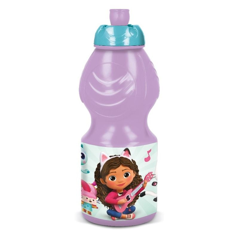 Botella de plástico La casa de muñecas de Gabby 400ml