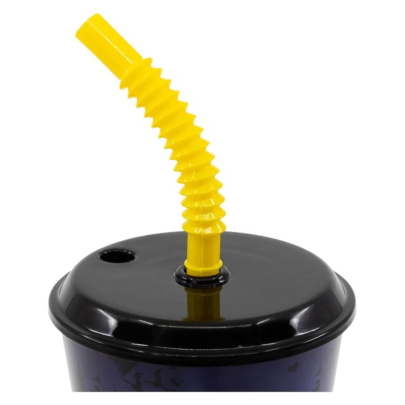 Vaso infantil con tapa y pajita Batman reutilizable 430ml 85540 Stor - Imagen 2