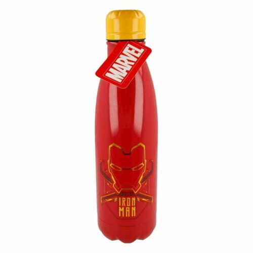 Botella de acero roja con imagen de Iron Man de Marvel 780 ml 01540