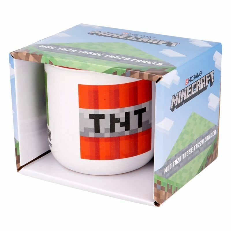 Taza de cerámica para desayuno con imágenes del juego Minecraft 00448