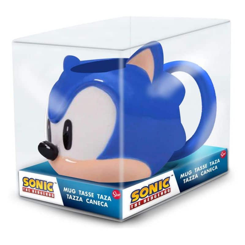 Taza de cerámica con forma de Sonic 3D 385ml 78896 Stor - Imagen 2