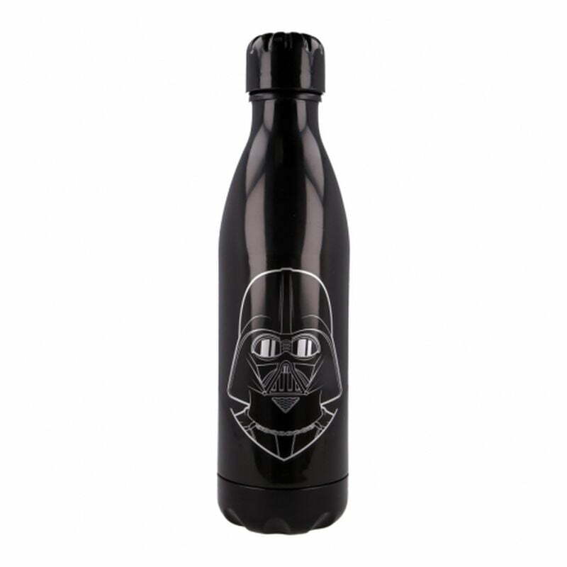 Botella de plástico negra de Darth Vader de la saga Star Wars 660ml 01010