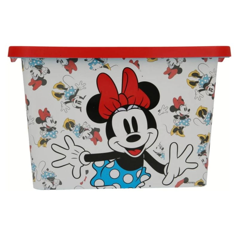Caja pequeña de almacenaje capacidad 7l con imágenes de Minnie 02804 - Imagen 2