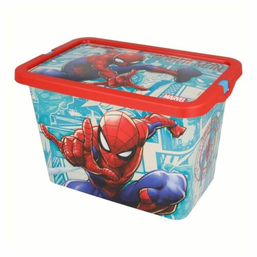 Caja pequeña de almacenaje capacidad 7l de Spiderman de Marvel 02624