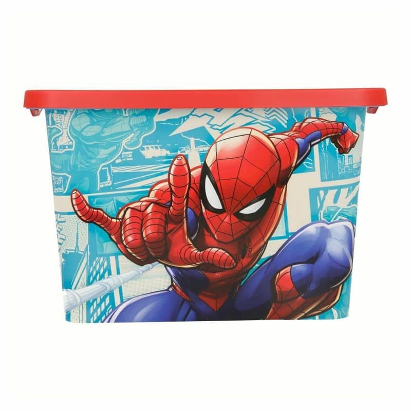 Caja pequeña de almacenaje capacidad 7l de Spiderman de Marvel 02624 - Imagen 2