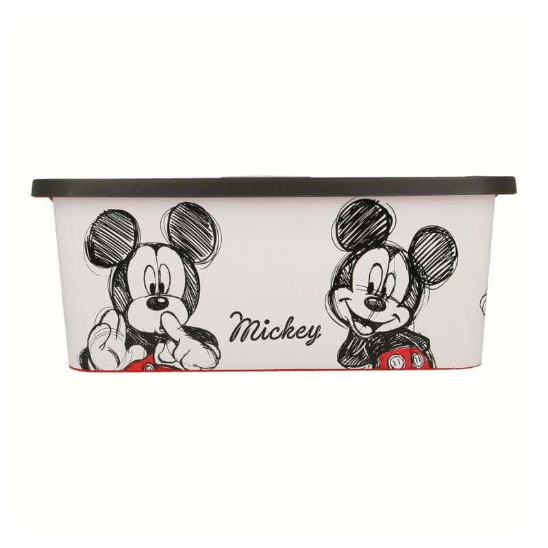 Caja mediana de almacenaje capacidad 13l con imágenes de Mickey 02645 - Imagen 3