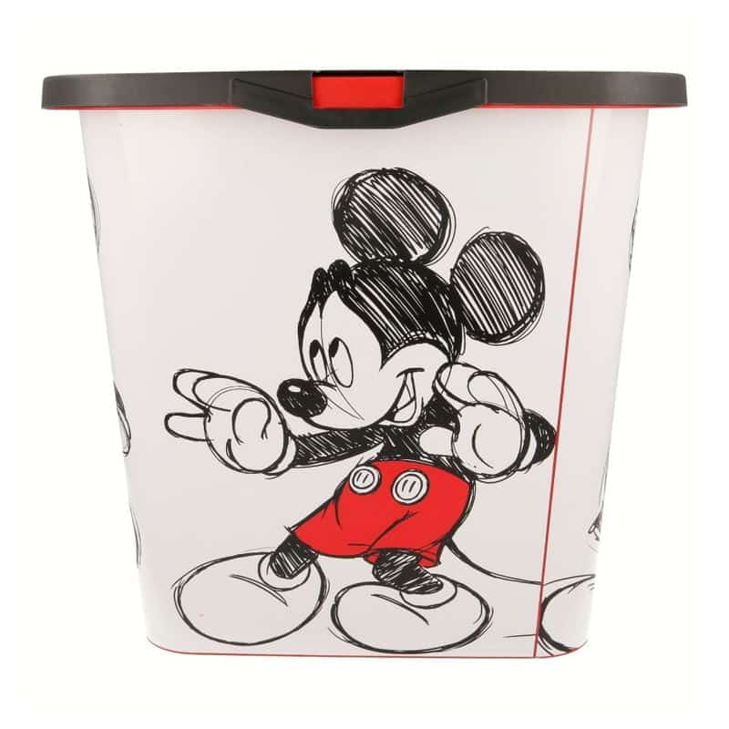 Caja grande de almacenaje capacidad 23l con imágenes de Mickey 02646 - Imagen 2