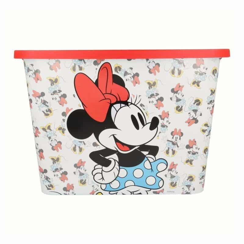 Caja grande de almacenaje capacidad 23l con imágenes de Minnie 02806 - Imagen 2