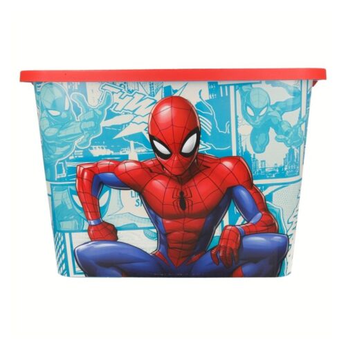 Caja grande de almacenaje capacidad 23l de Spiderman de Marvel 02626