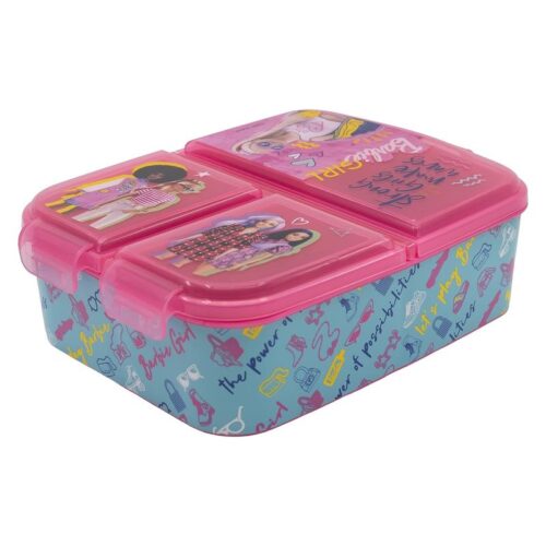 Fiambrera múltiple infantil Barbie con tres compartimentos 15920 Stor