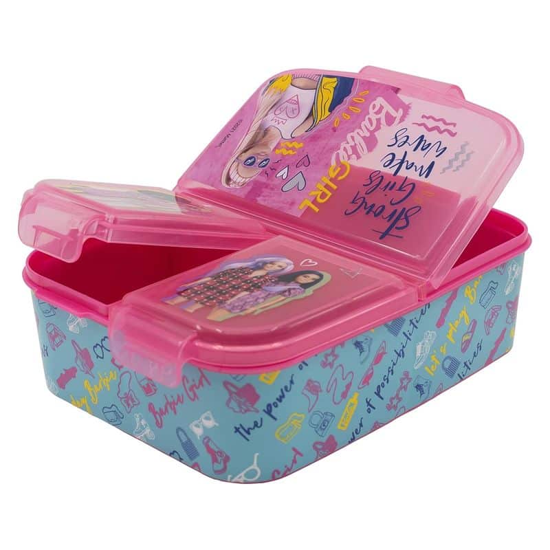 Fiambrera múltiple infantil Barbie con tres compartimentos 15920 Stor - Imagen 3