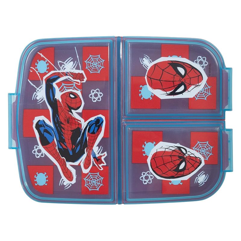 Fiambrera infantil Spidermann Midnight Flyer con tres compartimentos - Más de 3 años - Imagen 2