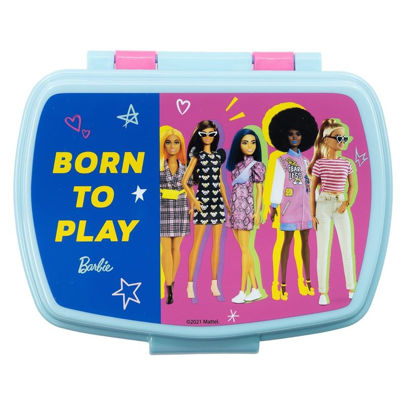 Fiambrera regular de Barbie ideal para desayuno infantil rosa - Más de 3 años - Imagen 2