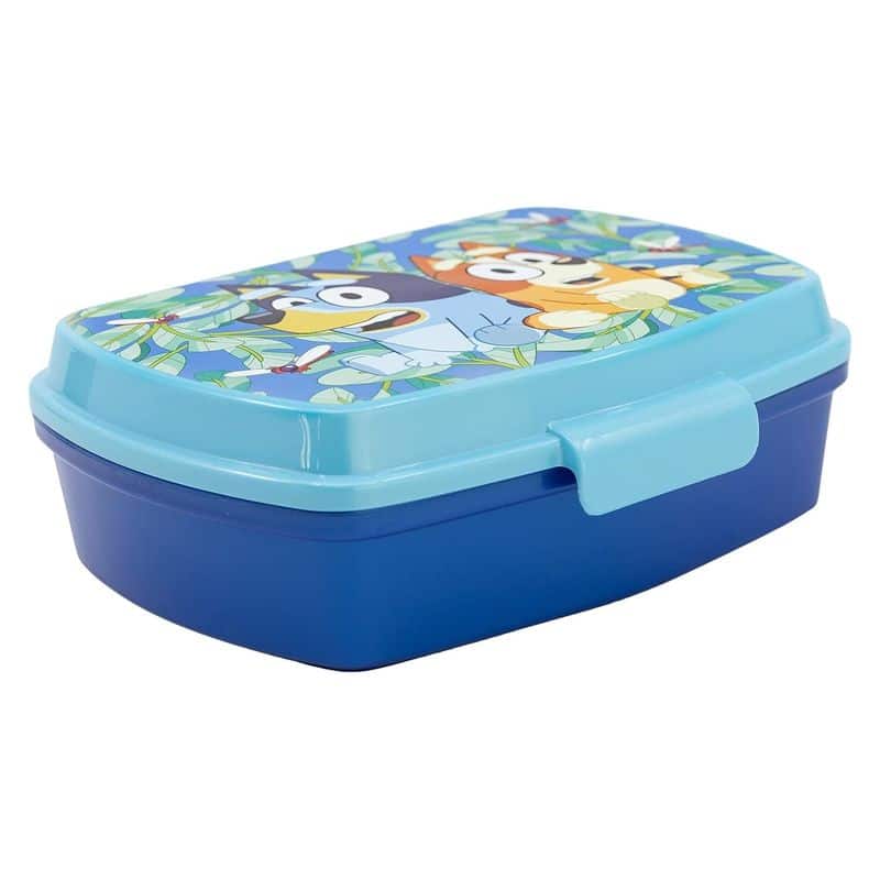 Fiambrera clásica rectángular bicolor Bluey y Bingo 50674 Stor