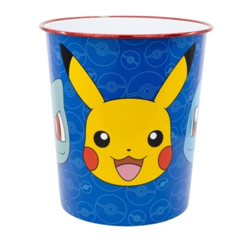 Papelera de plástico con imágenes de Pokémon primera generación 02266