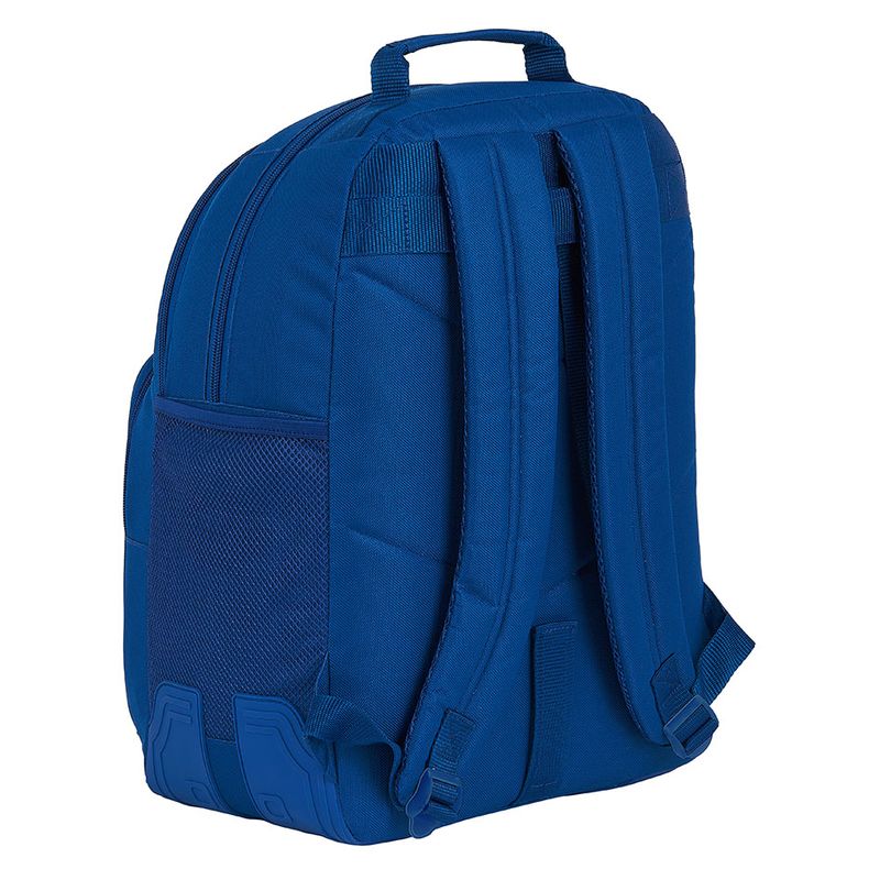 Mochila con triple cremallera adaptable a carro Blackfit8 Oxford azul - Imagen 2